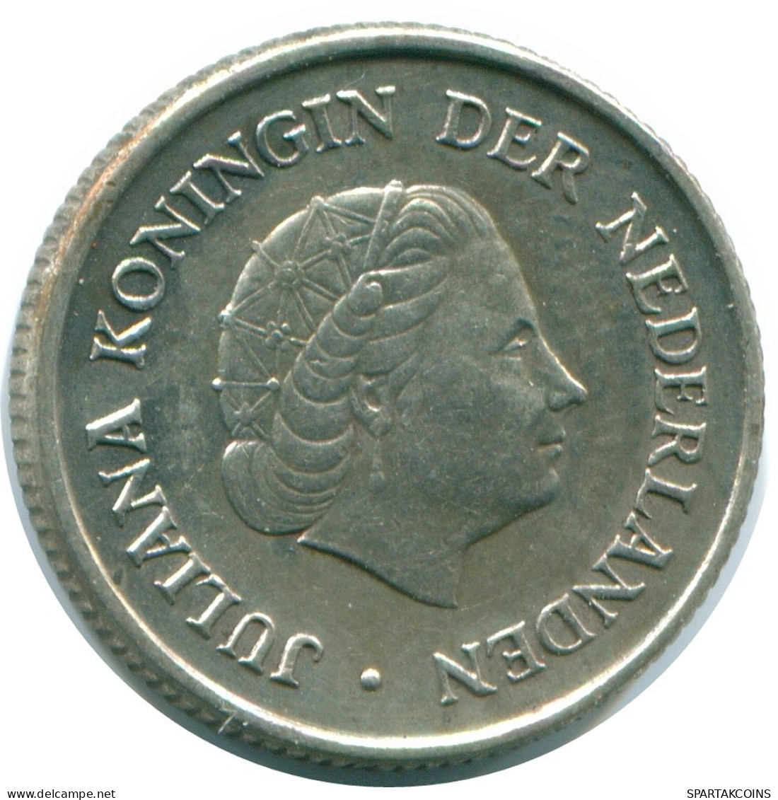 1/4 GULDEN 1967 ANTILLAS NEERLANDESAS PLATA Colonial Moneda #NL11603.4.E.A - Niederländische Antillen