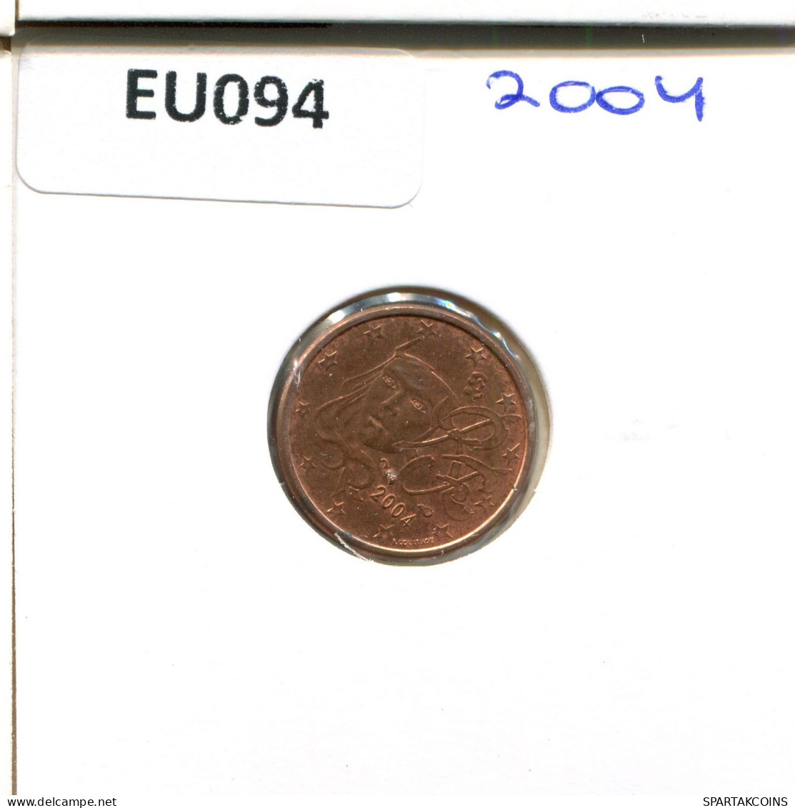 1 EURO CENT 2004 FRANCE Coin #EU094.U.A - Frankrijk