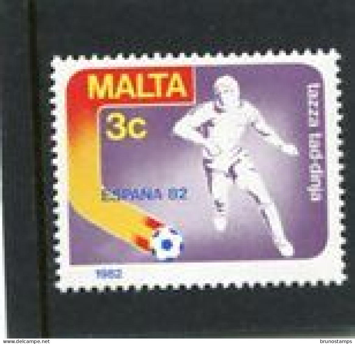 MALTA - 1982  3c  WORLD CUP  MINT NH - Malte