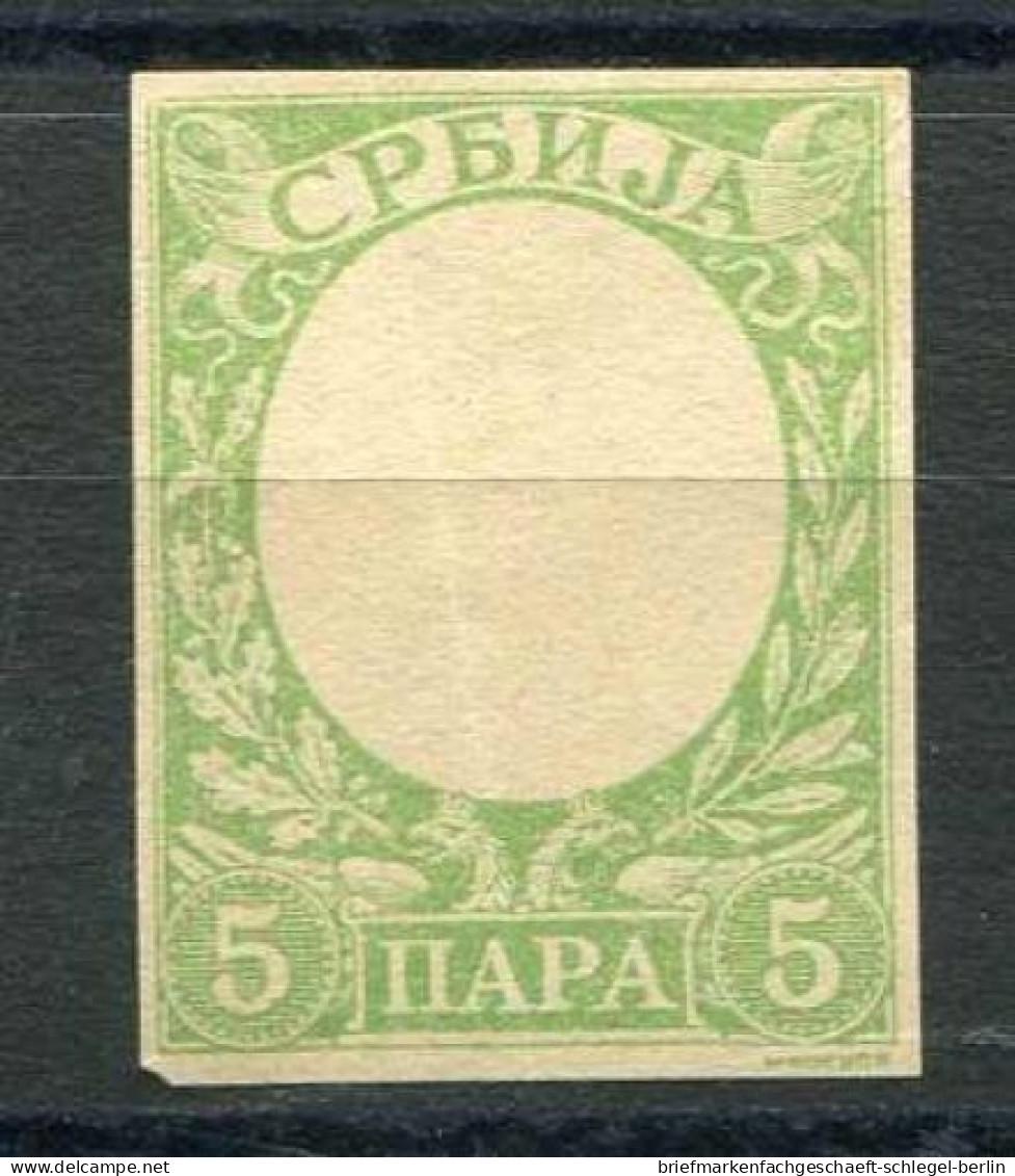 Serbien, 1903, 63 U Var, Ohne Gummi - Serbia