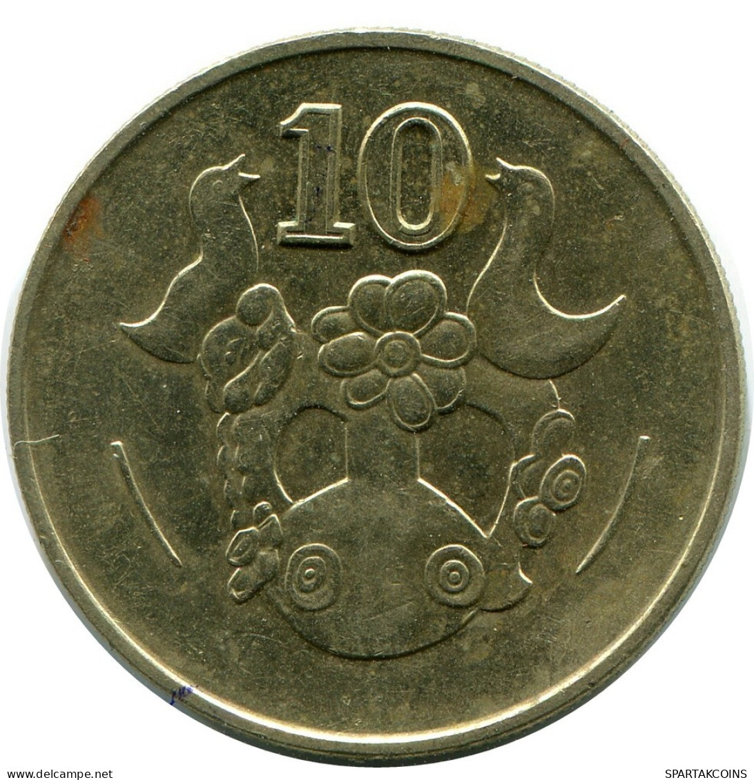 10 CENTS 1998 ZYPERN CYPRUS Münze #AP302.D.A - Zypern