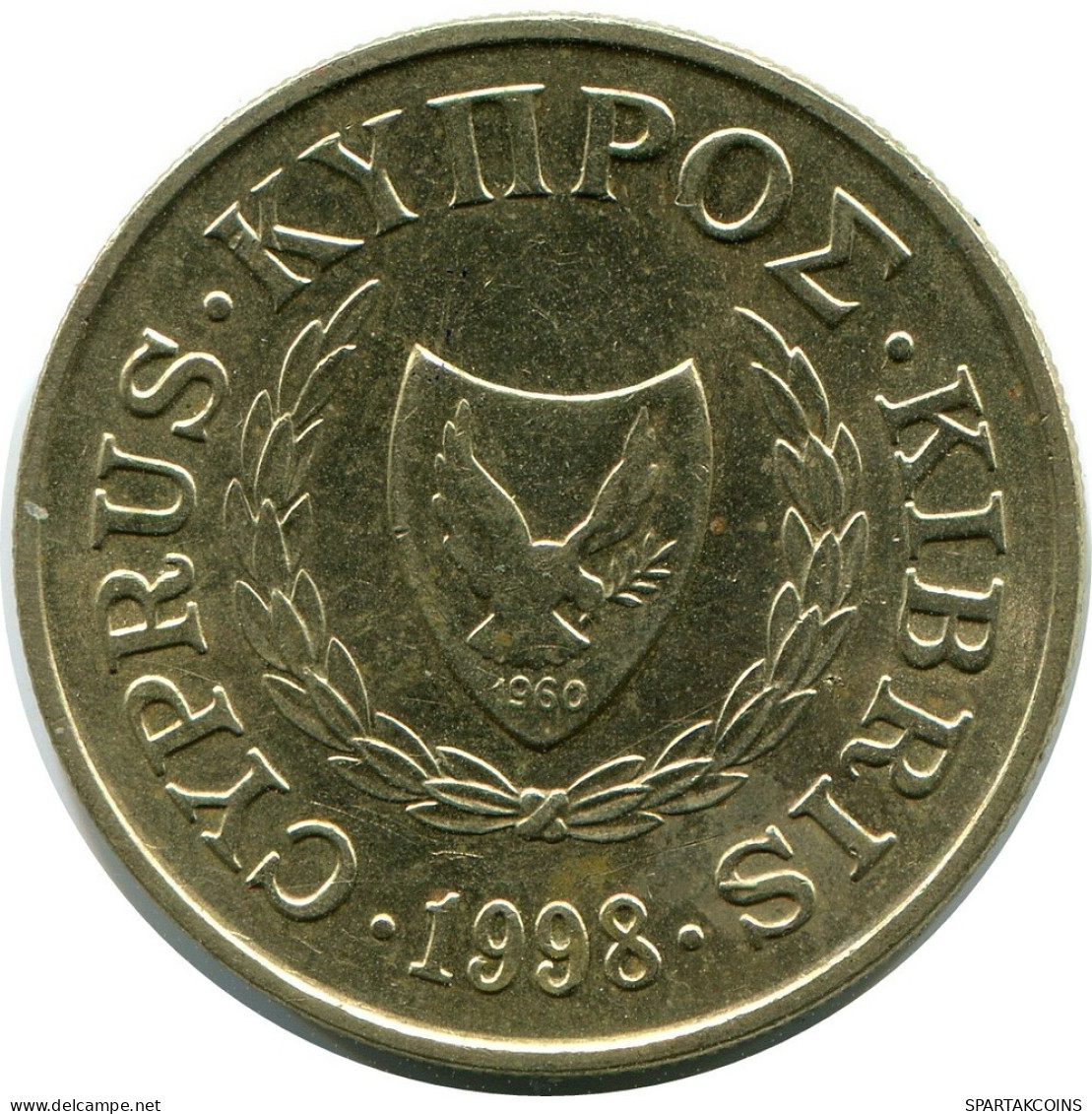 10 CENTS 1998 ZYPERN CYPRUS Münze #AP302.D.A - Chipre