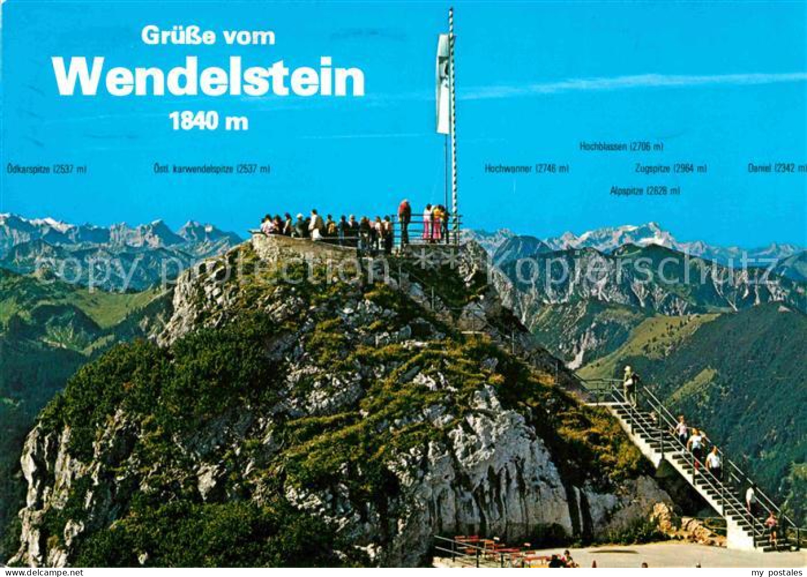 72724998 Wendelstein Berg Mit Karwendel- Und Wettersteingebirge Bayrischzell - Altri & Non Classificati