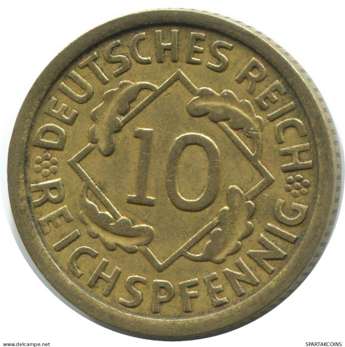 10 REICHSPFENNIG 1929 A ALLEMAGNE Pièce GERMANY #AE350.F.A - 10 Renten- & 10 Reichspfennig
