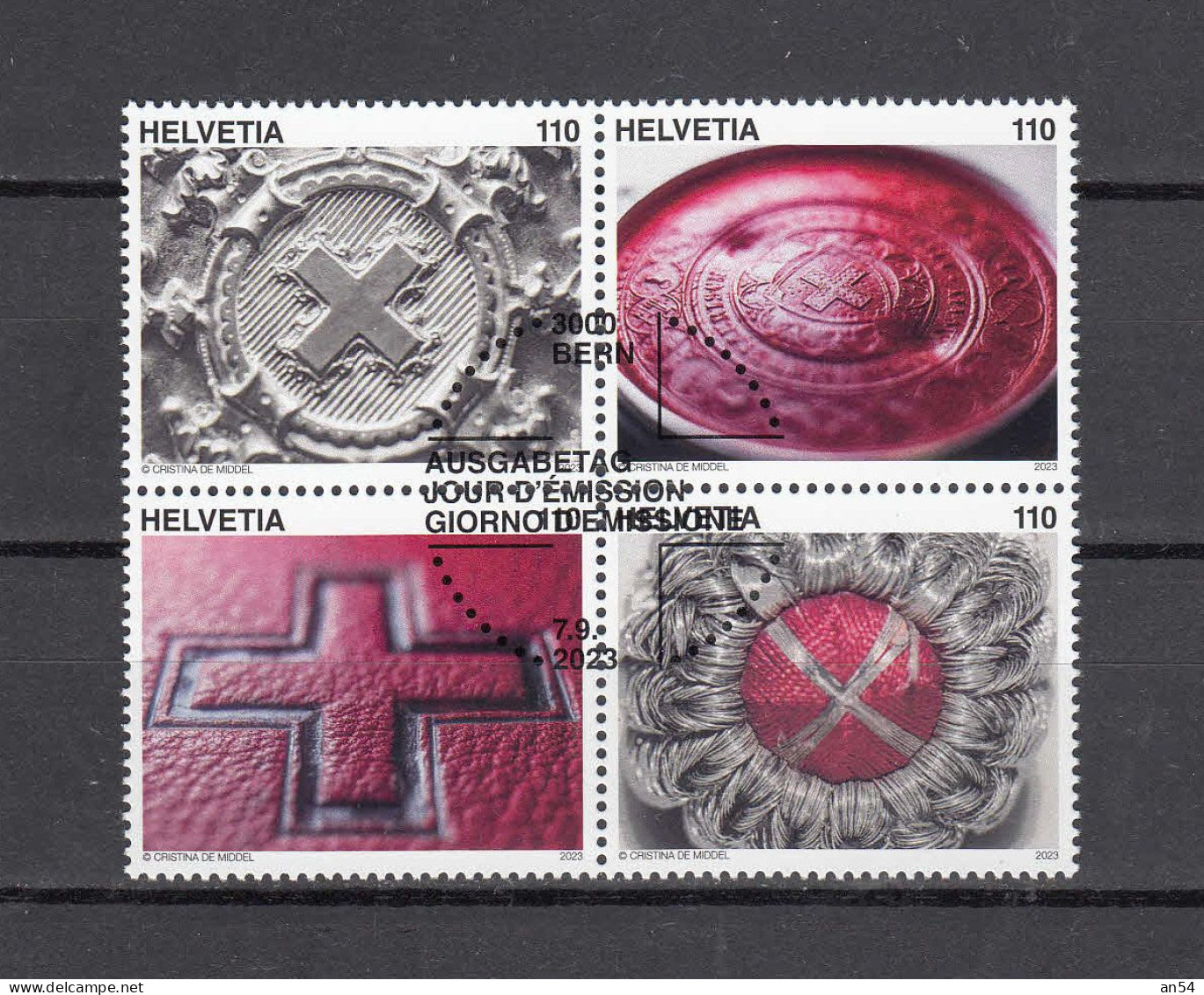 2023     N° 1968 à 1971 BLOC  OBLITERATIONS PREMIER JOUR    CATALOGUE SBK - Used Stamps