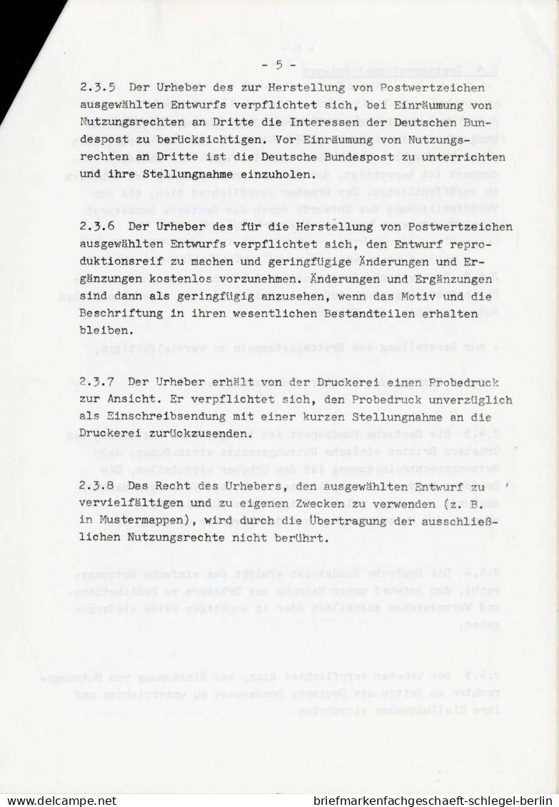 Bundesrepublik Deutschland, 1986, 1280 Entwurf, postfrisch