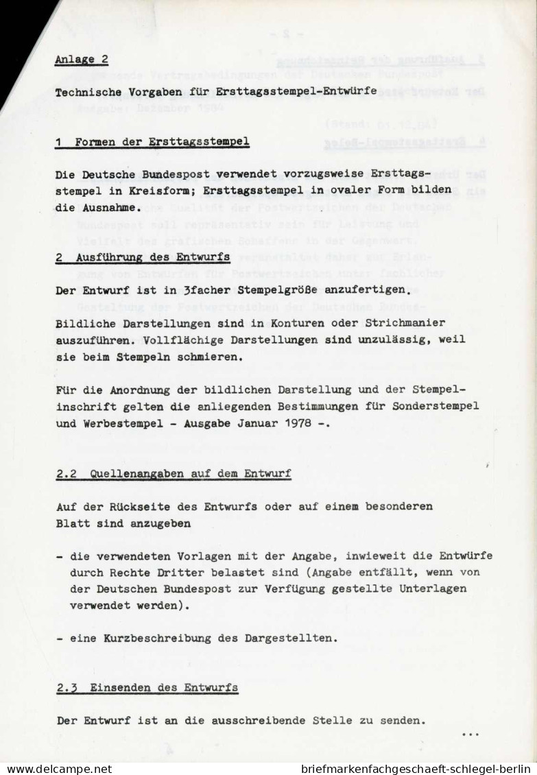 Bundesrepublik Deutschland, 1986, 1280 Entwurf, postfrisch