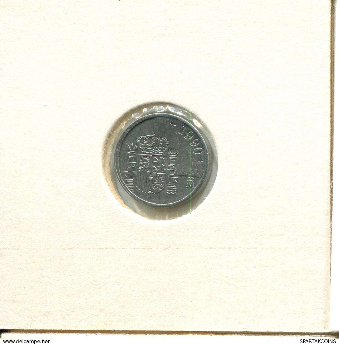 1 PESETA 1990 SPANIEN SPAIN Münze #AZ986.D.A - 1 Peseta