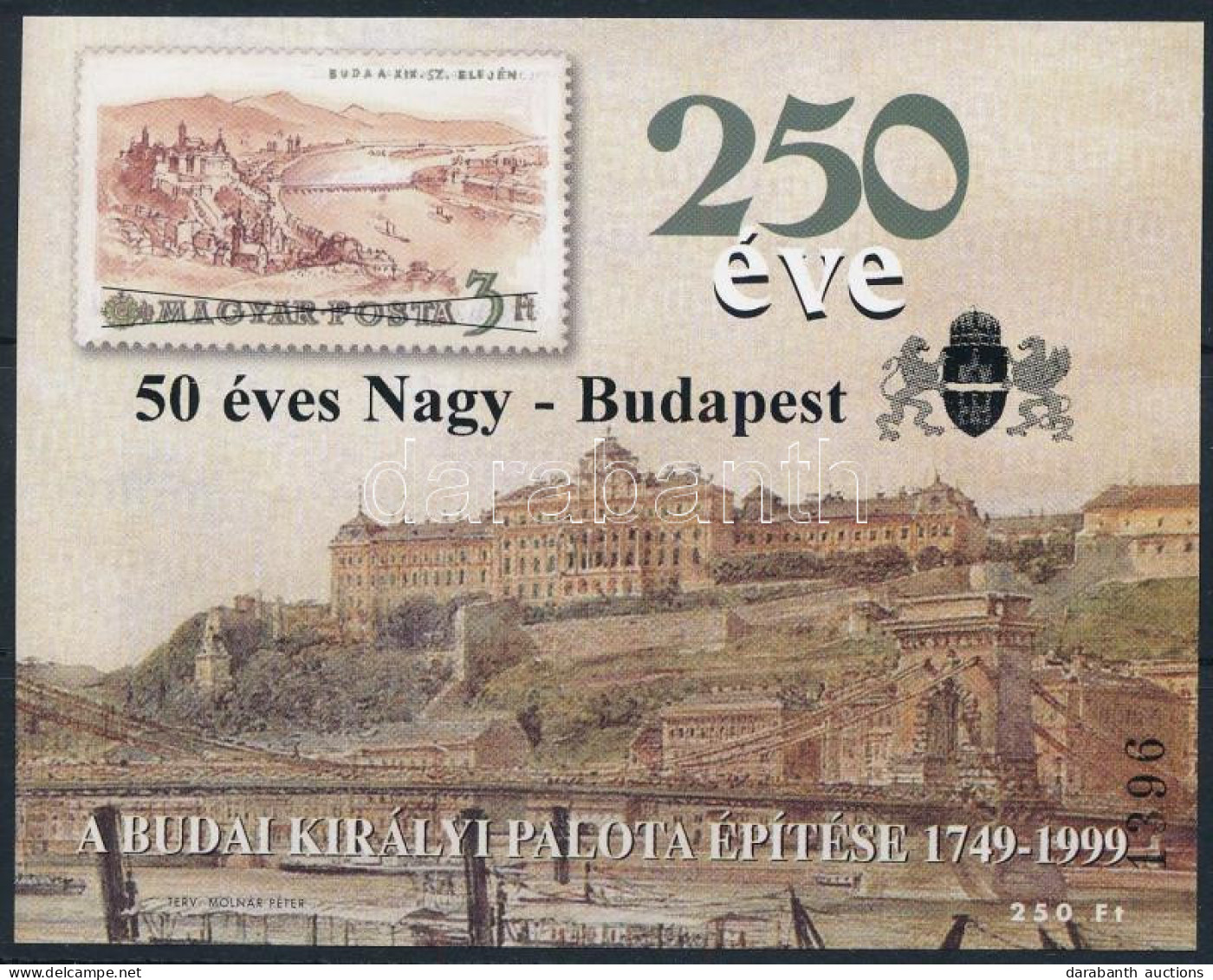 ** 2000 50 éves Nagy-Budapest Emlékív - Other & Unclassified