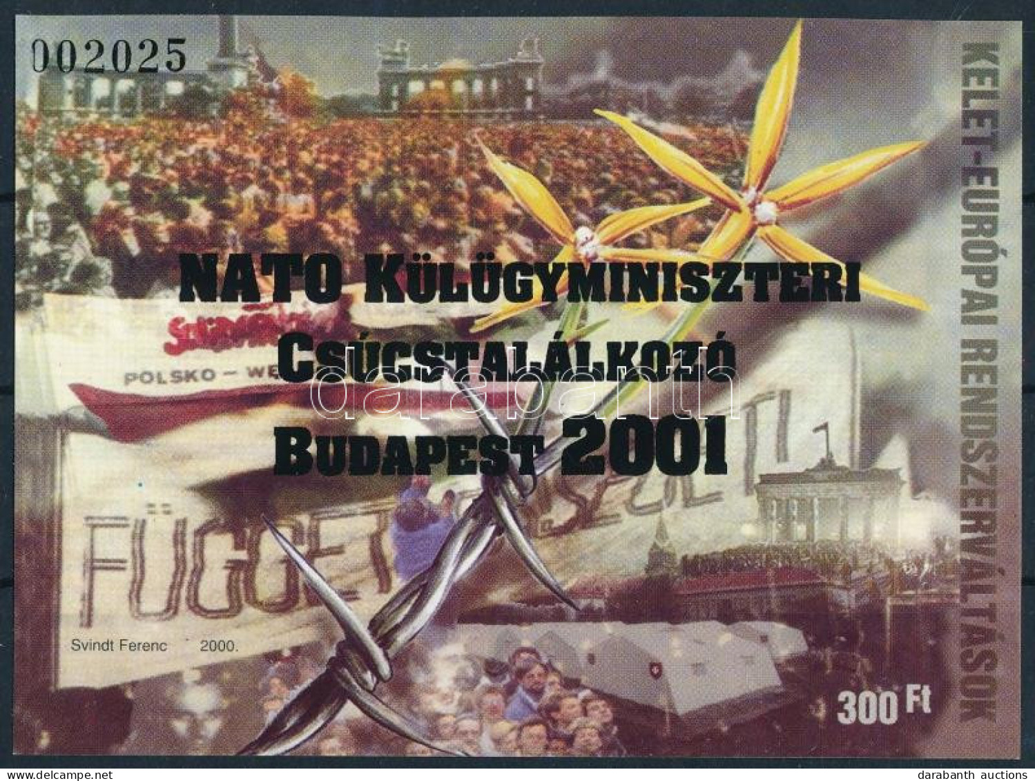 ** 2001/19 NATO Külügyminiszteri Csúcstalálkozó Emlékív - Autres & Non Classés