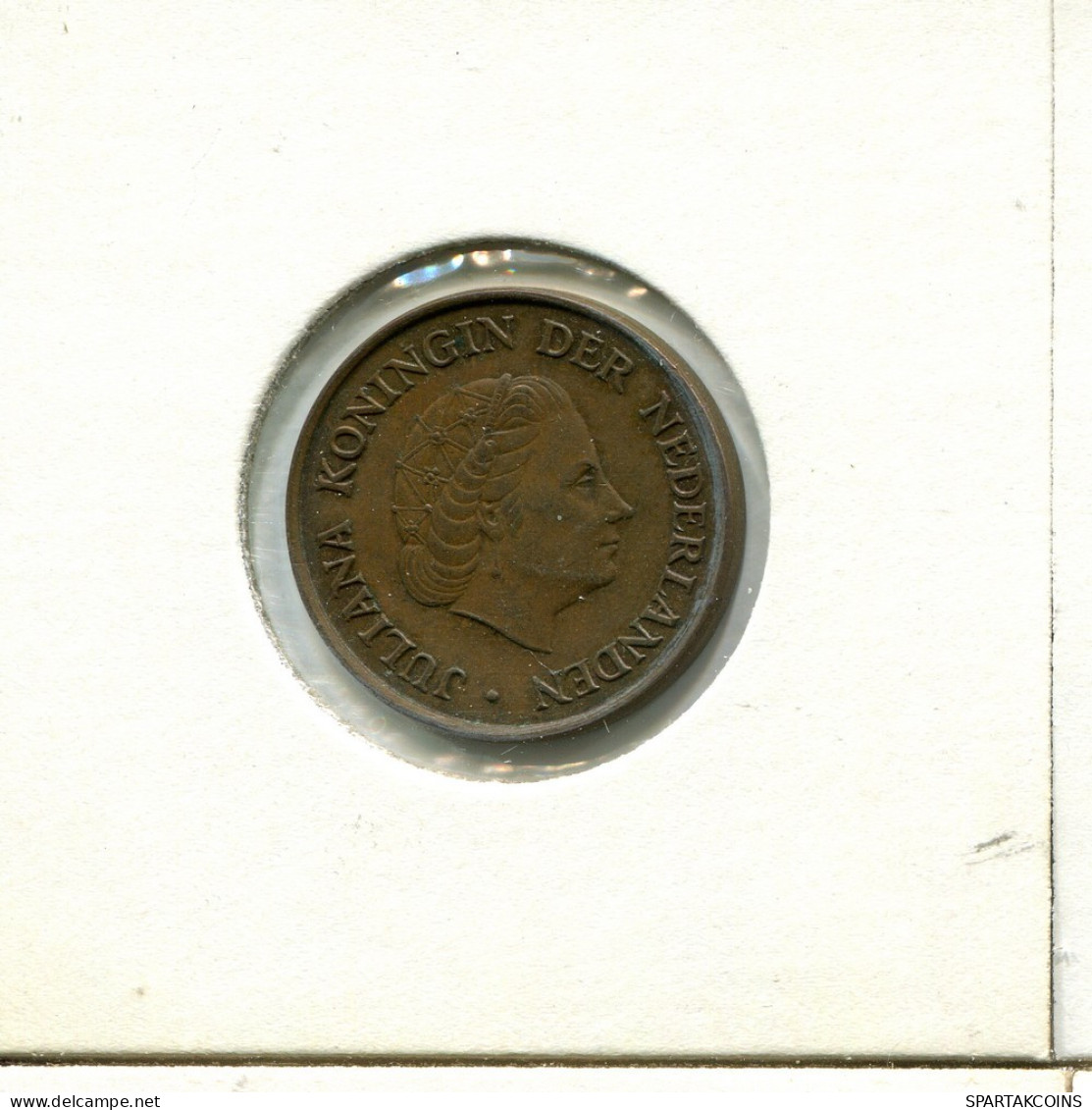 5 CENTS 1969 NETHERLANDS Coin #AU469.U.A - 1948-1980: Juliana