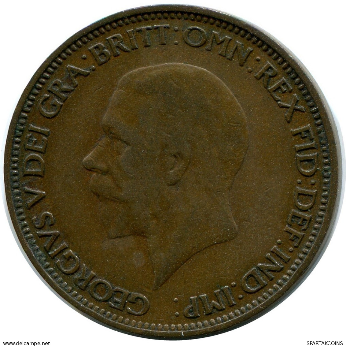 HALF PENNY 1932 UK GRANDE-BRETAGNE GREAT BRITAIN Pièce #BA967.F.A - C. 1/2 Penny
