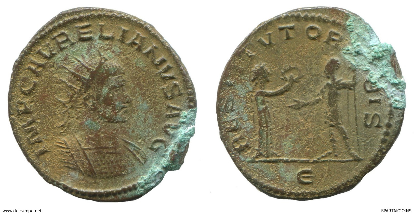 AURELIAN ANTONINIANUS Antiochia ϵ AD386 Restitutorbis 3.3g/24mm #NNN1628.18.F.A - The Military Crisis (235 AD To 284 AD)