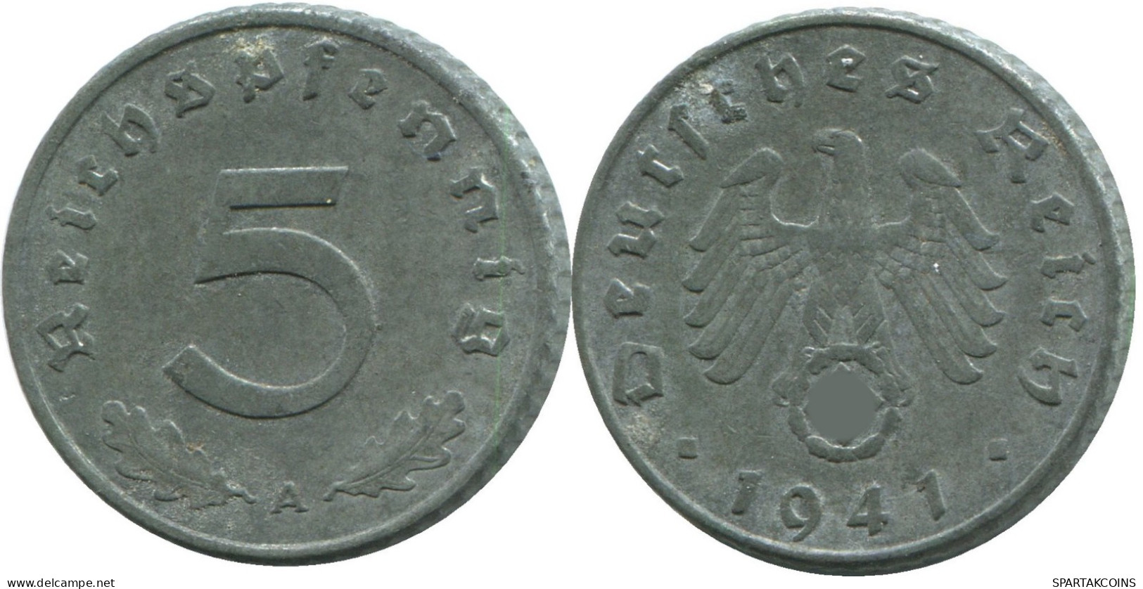 5 REICHSPFENNIG 1941 A ALEMANIA Moneda GERMANY #DE10430.5.E.A - 5 Reichspfennig