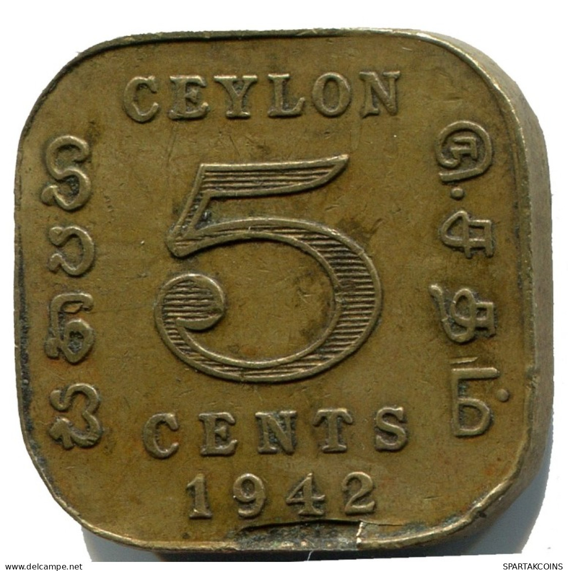 5 CENTS 1995 CEYLAN CEYLON Pièce #AH609.3.F.A - Andere - Azië