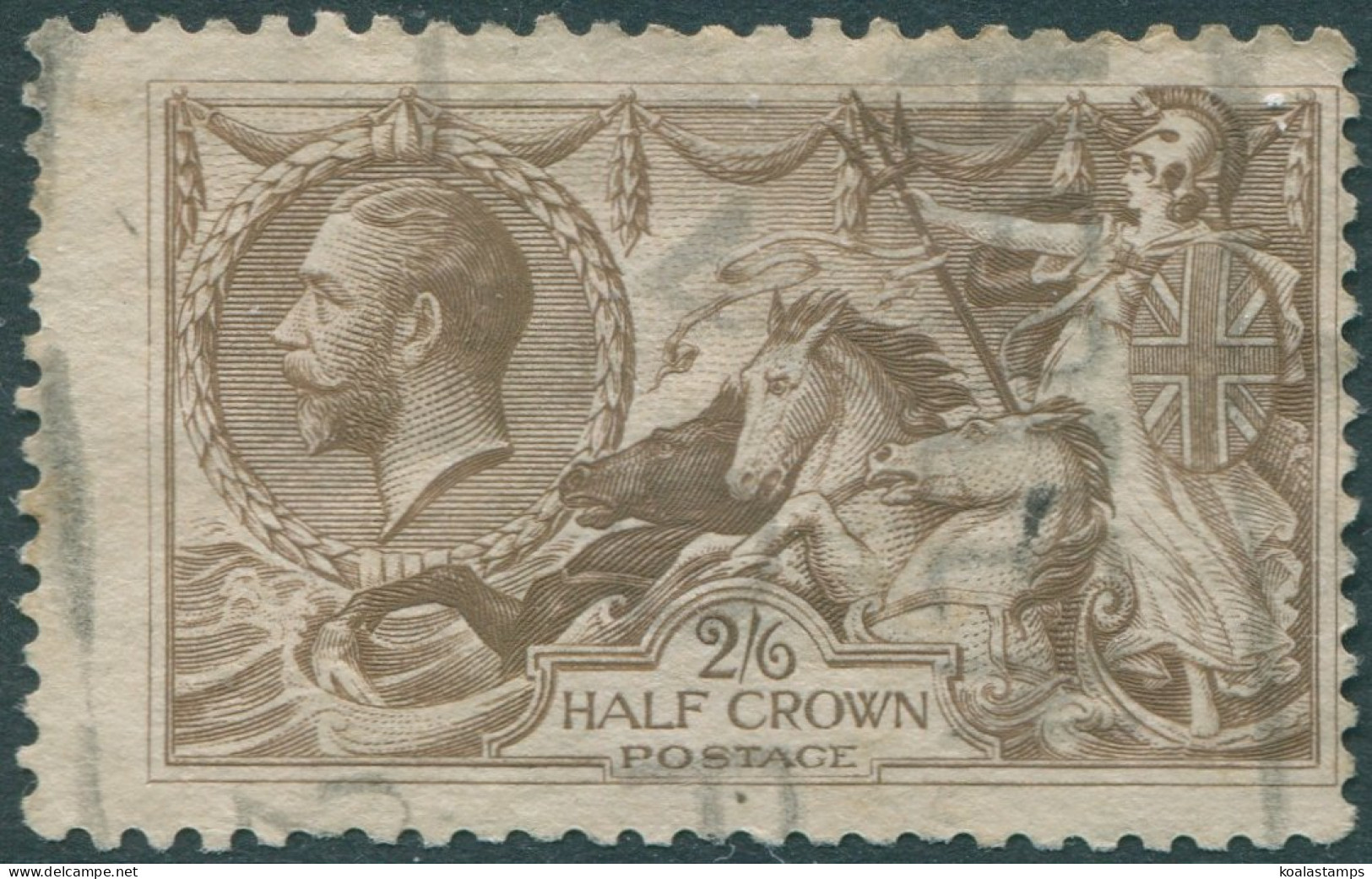 Great Britain 1913 SG400 2s.6d Sepia-brown KGV #1 FU (amd) - Non Classificati