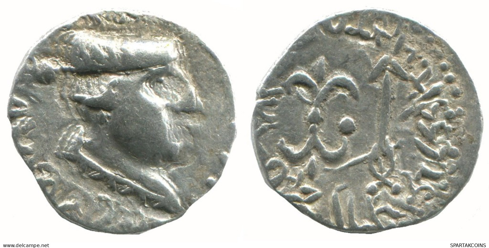 INDO-SKYTHIANS WESTERN KSHATRAPAS KING NAHAPANA AR DRACHM GRIEGO #AA426.40.E.A - Griechische Münzen