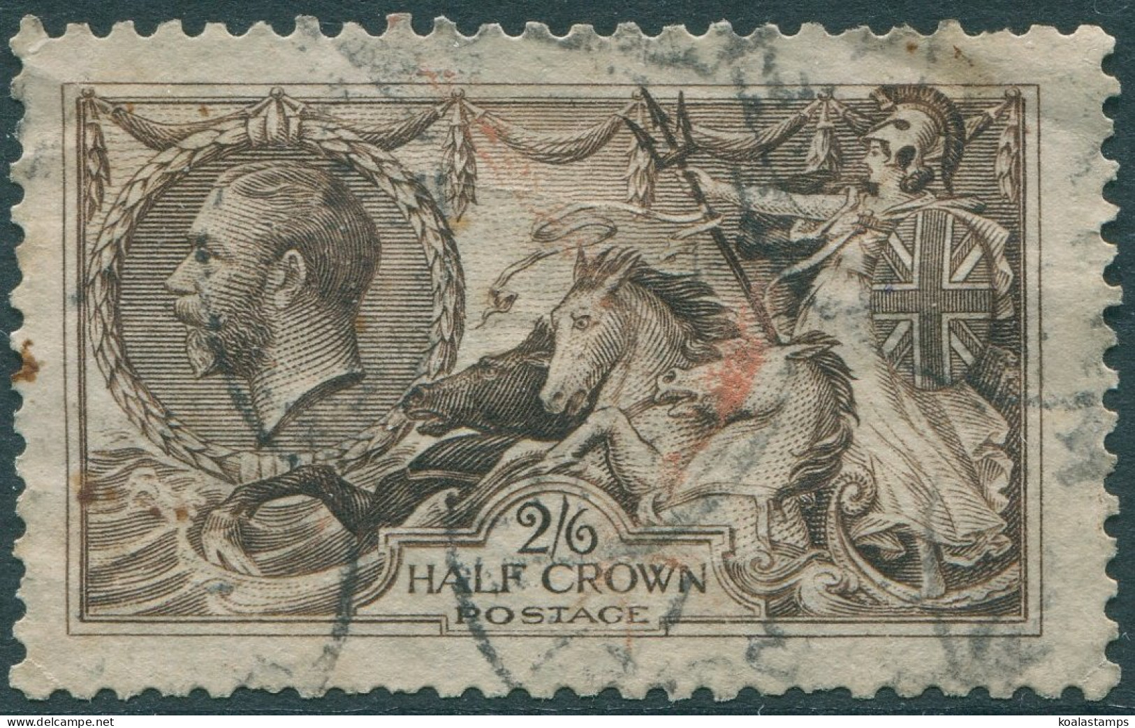 Great Britain 1913 SG399 2s.6d Deep Sepia-brown KGV #2 FU (amd) - Non Classificati