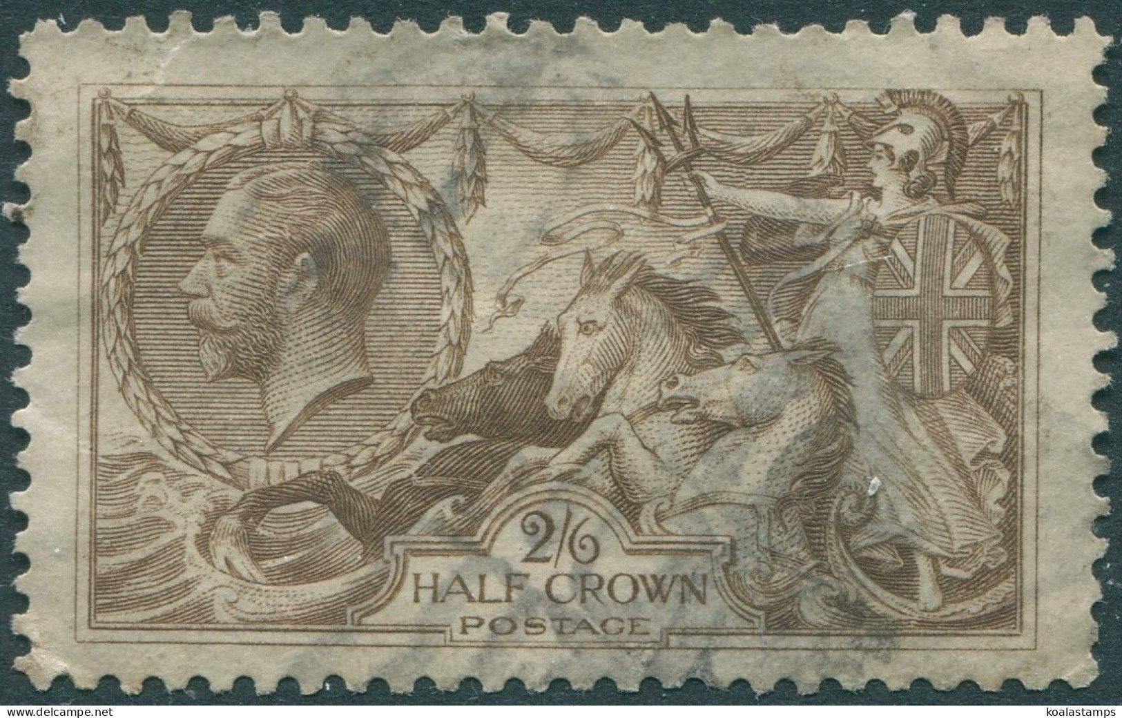 Great Britain 1913 SG400 2s.6d Sepia-brown KGV #2 FU (amd) - Non Classés