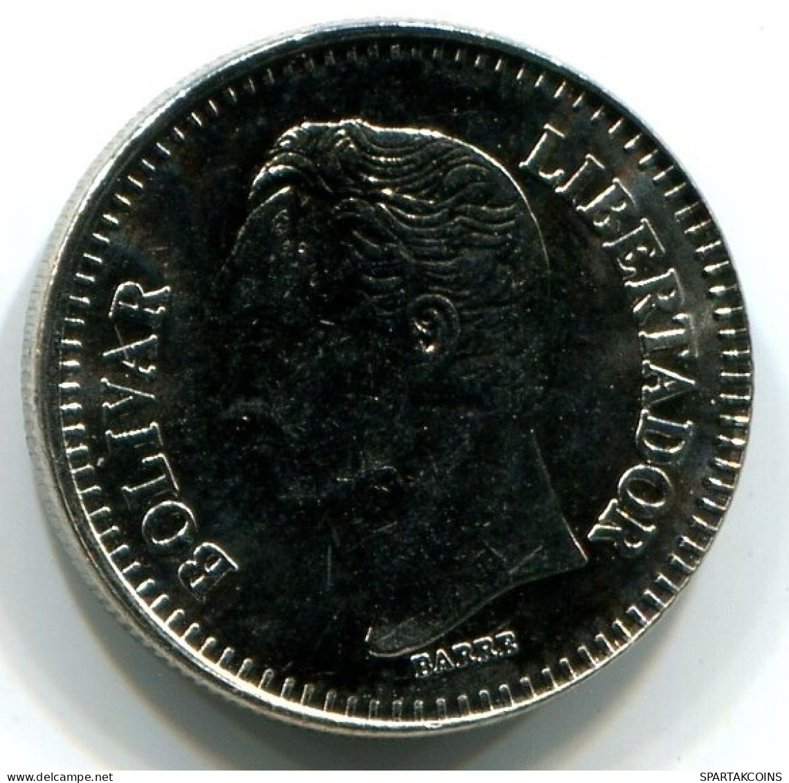 25 CENTIMOS 1990 VENEZUELA UNC Simon Bolivar Moneda #W10962.E.A - Venezuela
