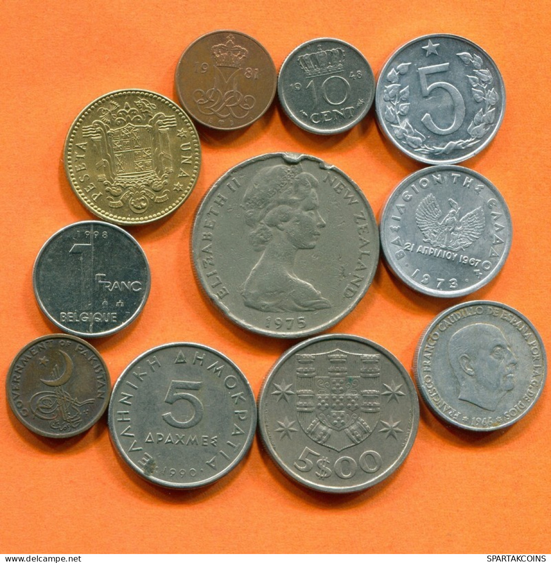 Collection MUNDO Moneda Lote Mixto Diferentes PAÍSES Y REGIONES #L10108.1.E.A - Other & Unclassified