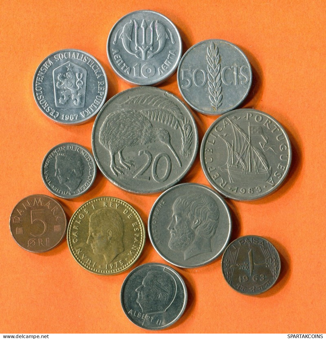 Collection MUNDO Moneda Lote Mixto Diferentes PAÍSES Y REGIONES #L10108.1.E.A - Autres & Non Classés