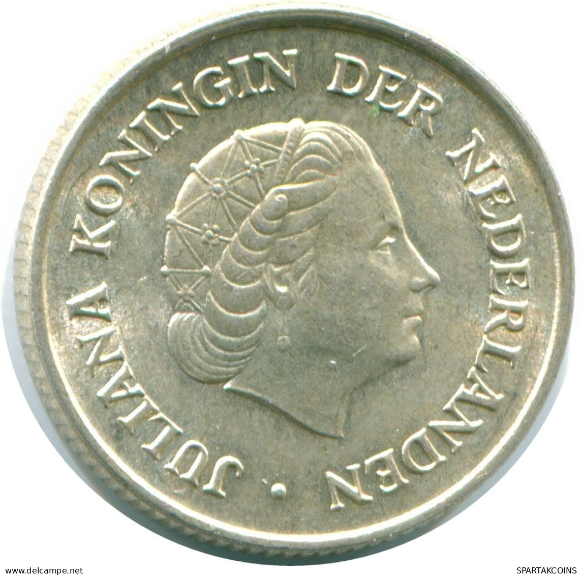 1/4 GULDEN 1970 ANTILLAS NEERLANDESAS PLATA Colonial Moneda #NL11625.4.E.A - Antilles Néerlandaises