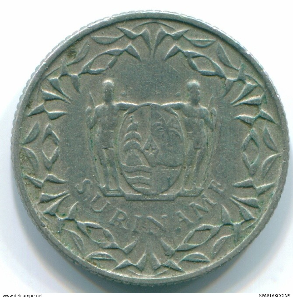 10 CENTS 1962 SURINAM NIEDERLANDE Nickel Koloniale Münze #S13214.D.A - Suriname 1975 - ...
