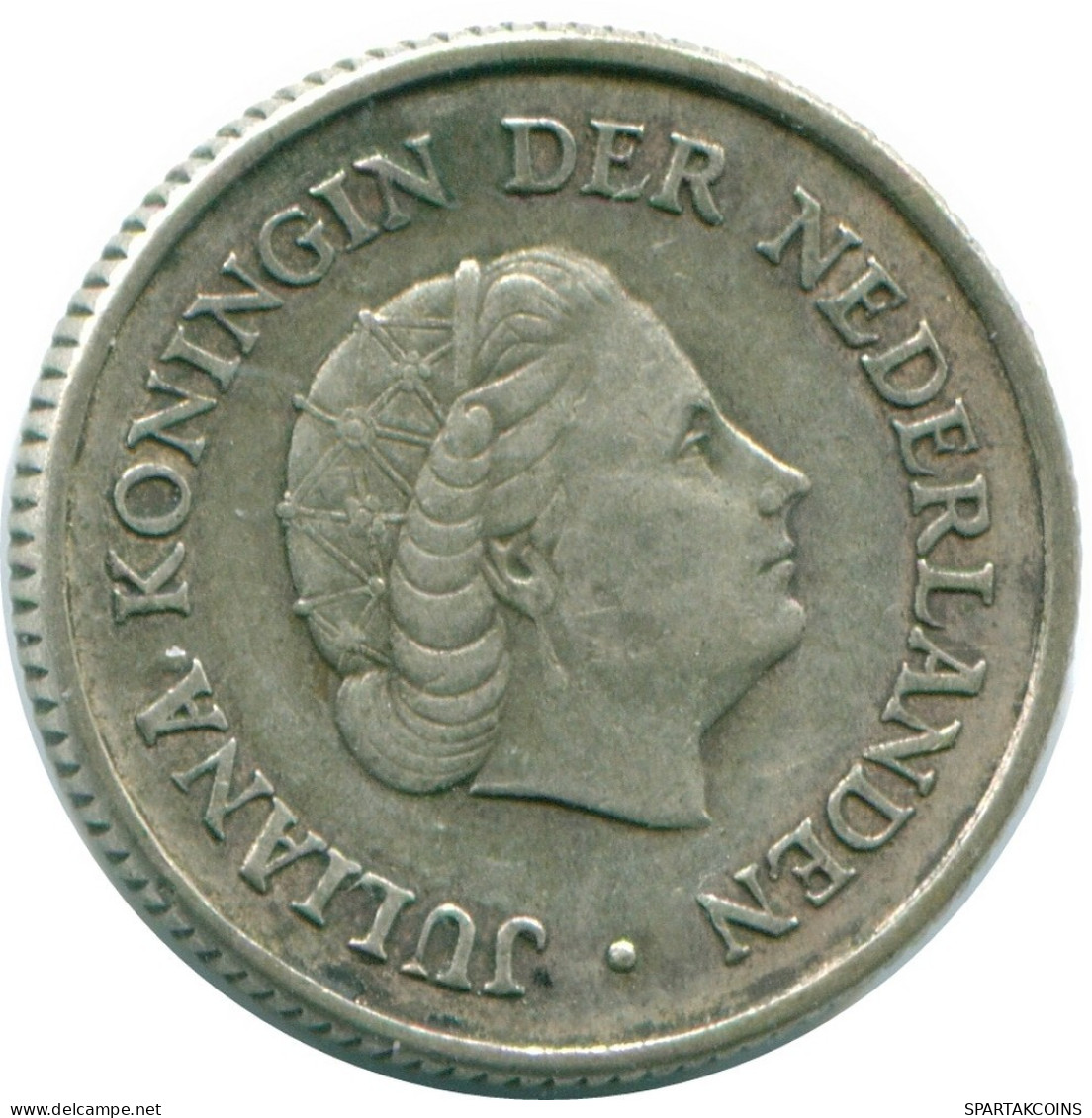 1/4 GULDEN 1963 NIEDERLÄNDISCHE ANTILLEN SILBER Koloniale Münze #NL11265.4.D.A - Nederlandse Antillen