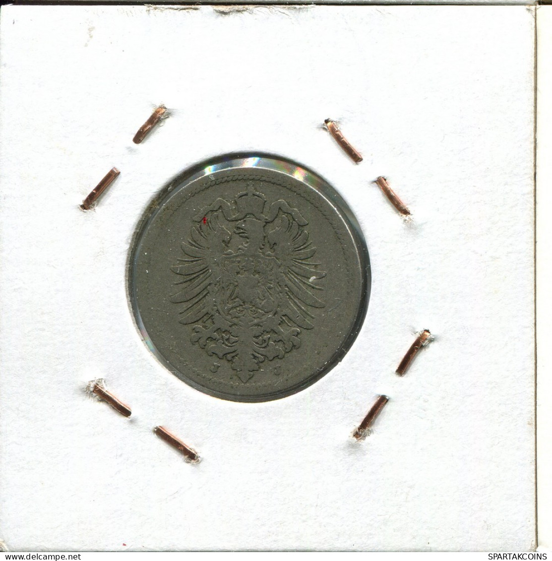 10 PFENNIG 1889 J GERMANY Coin #DB902.U.A - 10 Pfennig