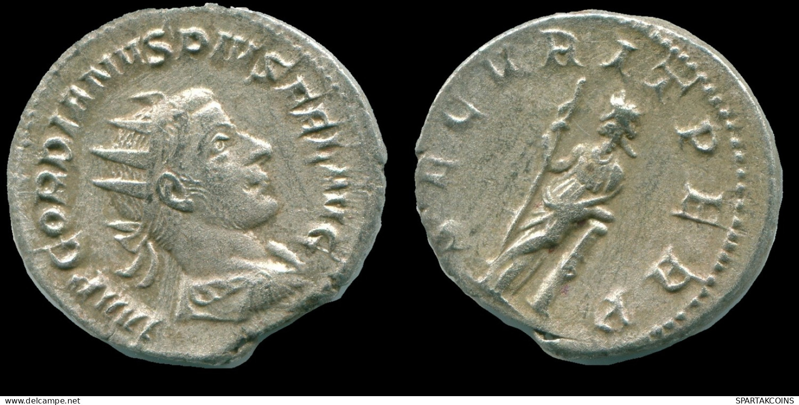 GORDIAN III AR ANTONINIANUS SECVRIT PERP #ANC13165.35.D.A - The Military Crisis (235 AD To 284 AD)