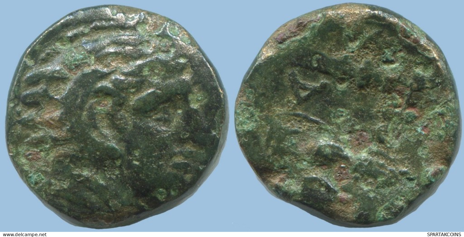 GENUINE ANTIKE GRIECHISCHE Münze 4.9g/16mm #AG113.12.D.A - Griechische Münzen