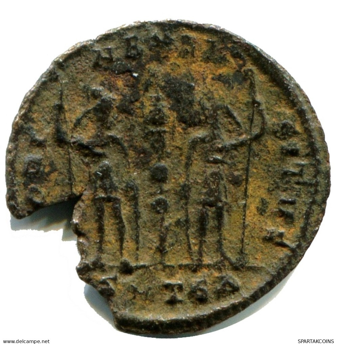 CONSTANS MINTED IN THESSALONICA FOUND IN IHNASYAH HOARD EGYPT #ANC11914.14.E.A - The Christian Empire (307 AD Tot 363 AD)