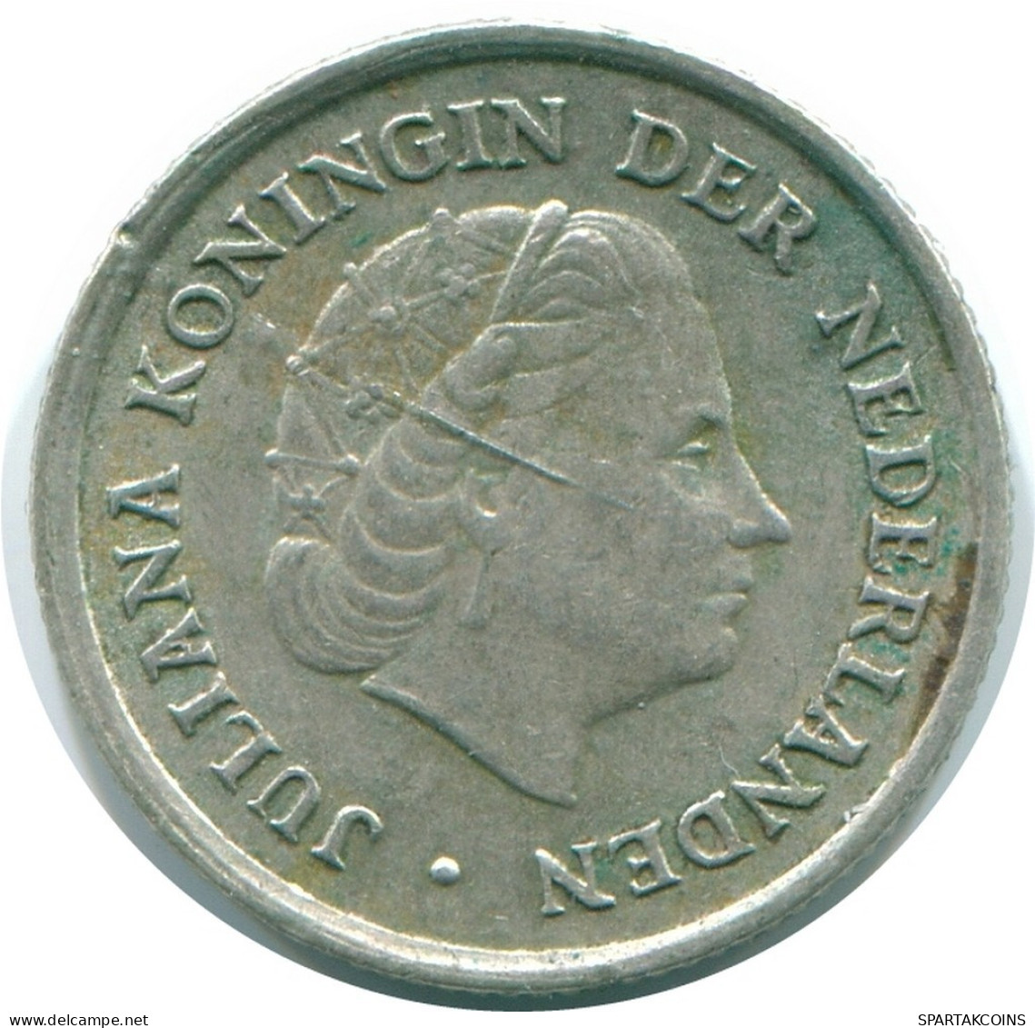 1/10 GULDEN 1970 ANTILLAS NEERLANDESAS PLATA Colonial Moneda #NL13066.3.E.A - Antilles Néerlandaises