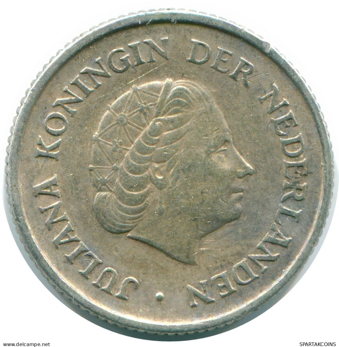 1/4 GULDEN 1965 ANTILLAS NEERLANDESAS PLATA Colonial Moneda #NL11427.4.E.A - Netherlands Antilles