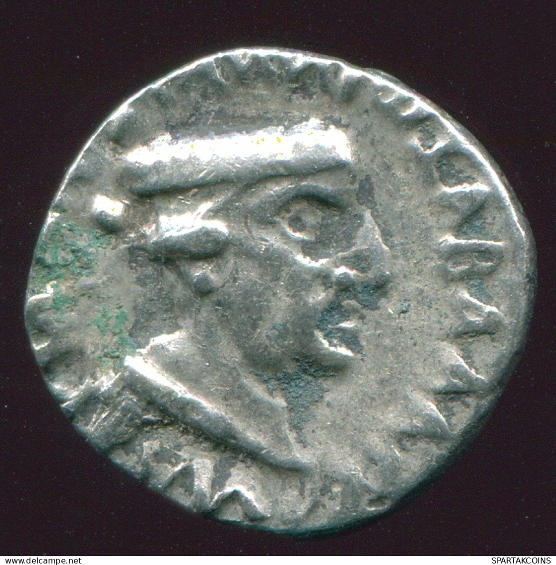 INDO-SKYTHIANS KSHATRAPAS King NAHAPANA AR Drachm 2.4g/16.2mm GRIECHISCHE Münze #GRK1577.33.D.A - Greek