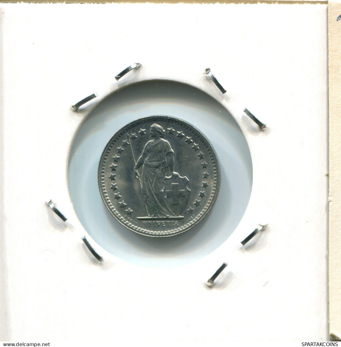 1/2 FRANC 1969 FRANCE Coin #AX034.U.A - 1/2 Franc