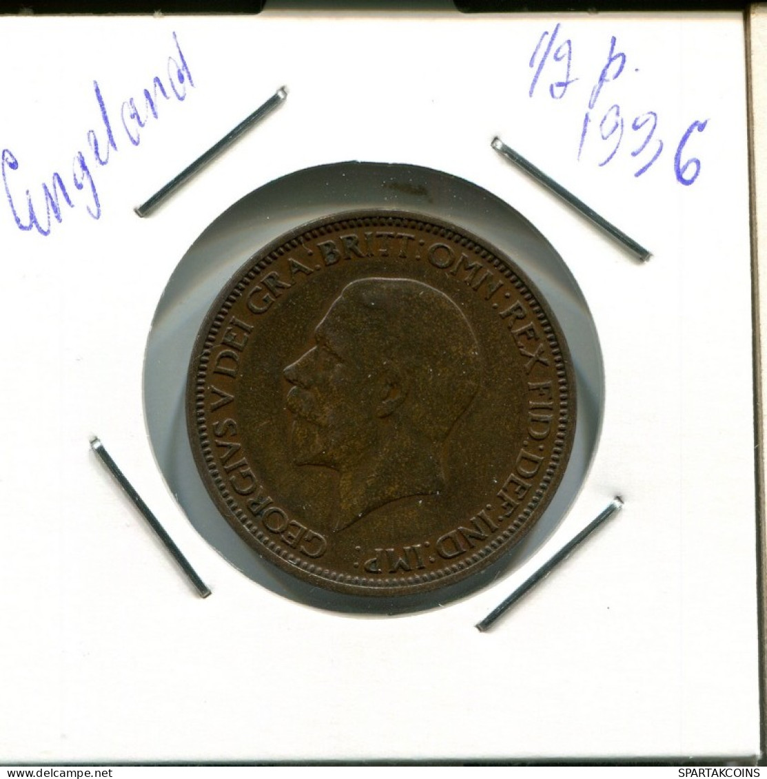 PENNY 1936 UK GROßBRITANNIEN GREAT BRITAIN Münze #AN594.D.A - D. 1 Penny
