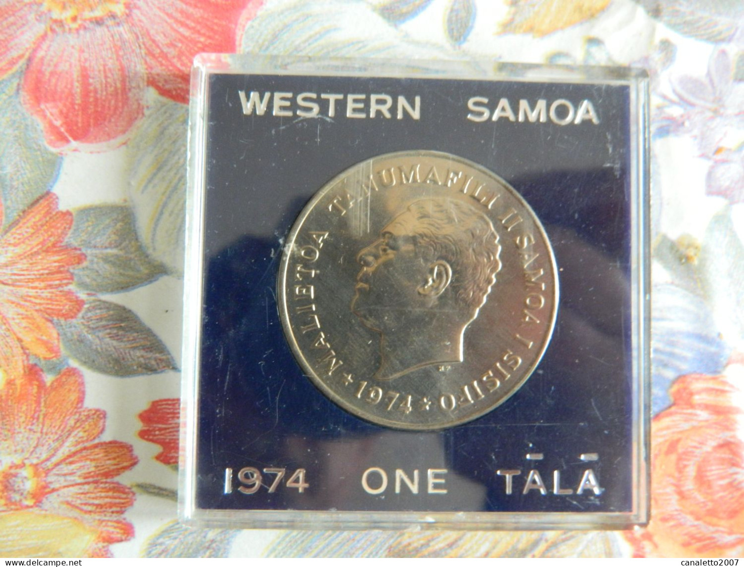 WESTERN SAMOA: PIECE DE 1 TALA DE 1974 -PALMIER 1 $ - American Samoa