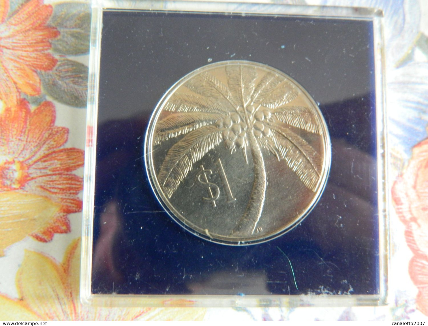 WESTERN SAMOA: PIECE DE 1 TALA DE 1974 -PALMIER 1 $ - Amerikanisch-Samoa