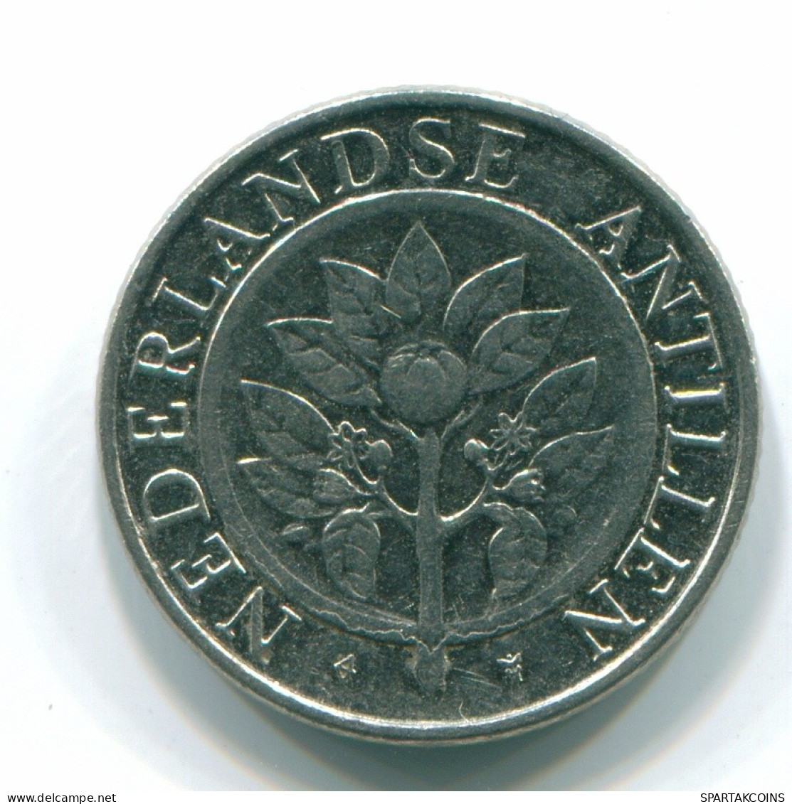 10 CENTS 1991 ANTILLAS NEERLANDESAS Nickel Colonial Moneda #S11342.E.A - Nederlandse Antillen