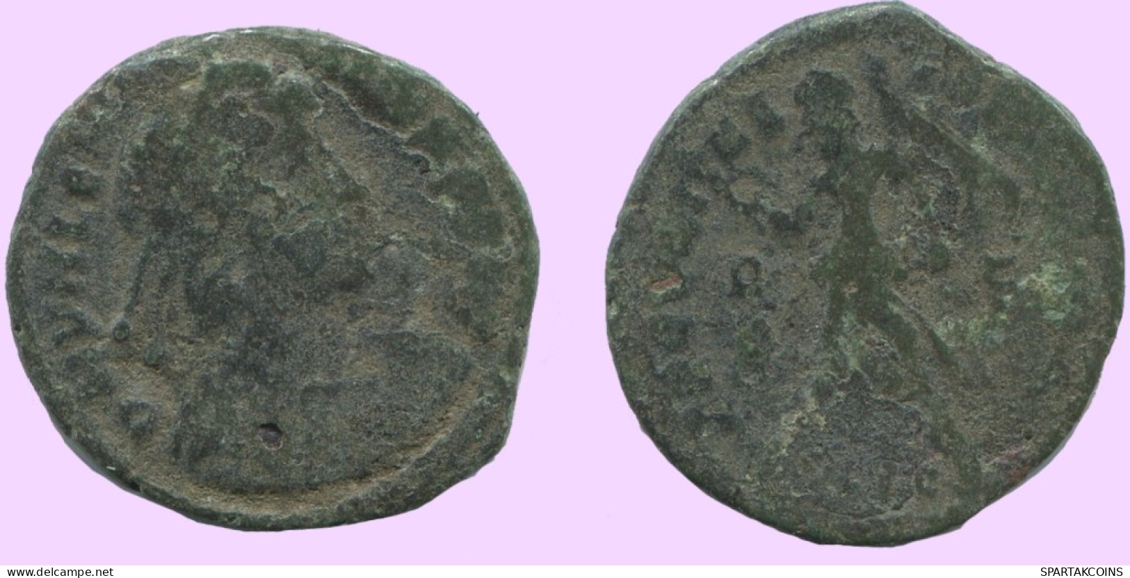 LATE ROMAN EMPIRE Follis Antique Authentique Roman Pièce 2.4g/18mm #ANT2097.7.F.A - The End Of Empire (363 AD To 476 AD)