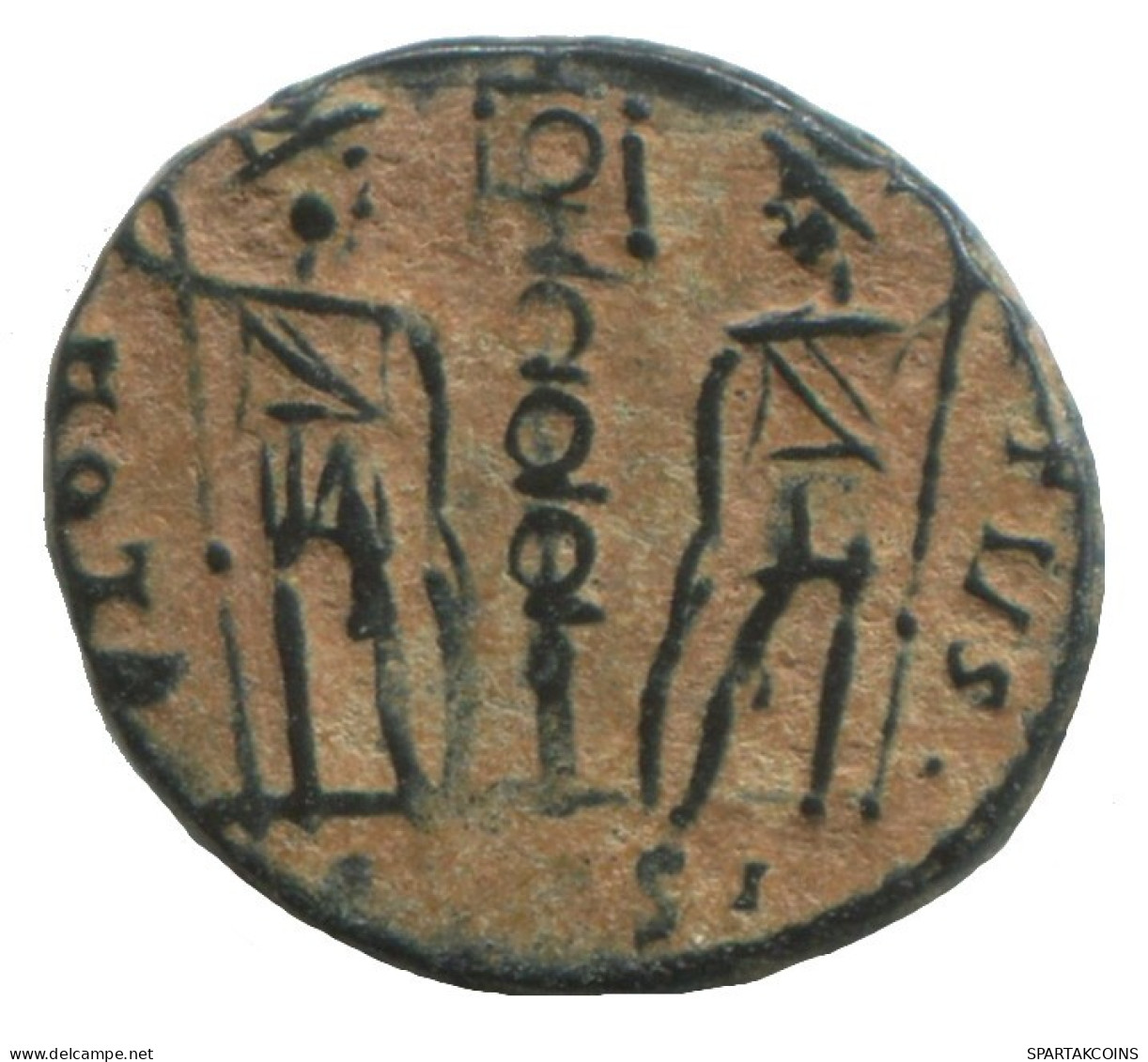 CONSTANTIUS II AD347-348 GLORIA EXERCITVS TWO SOLDIERS 1.4g/15mm #ANN1526.10.D.A - L'Empire Chrétien (307 à 363)