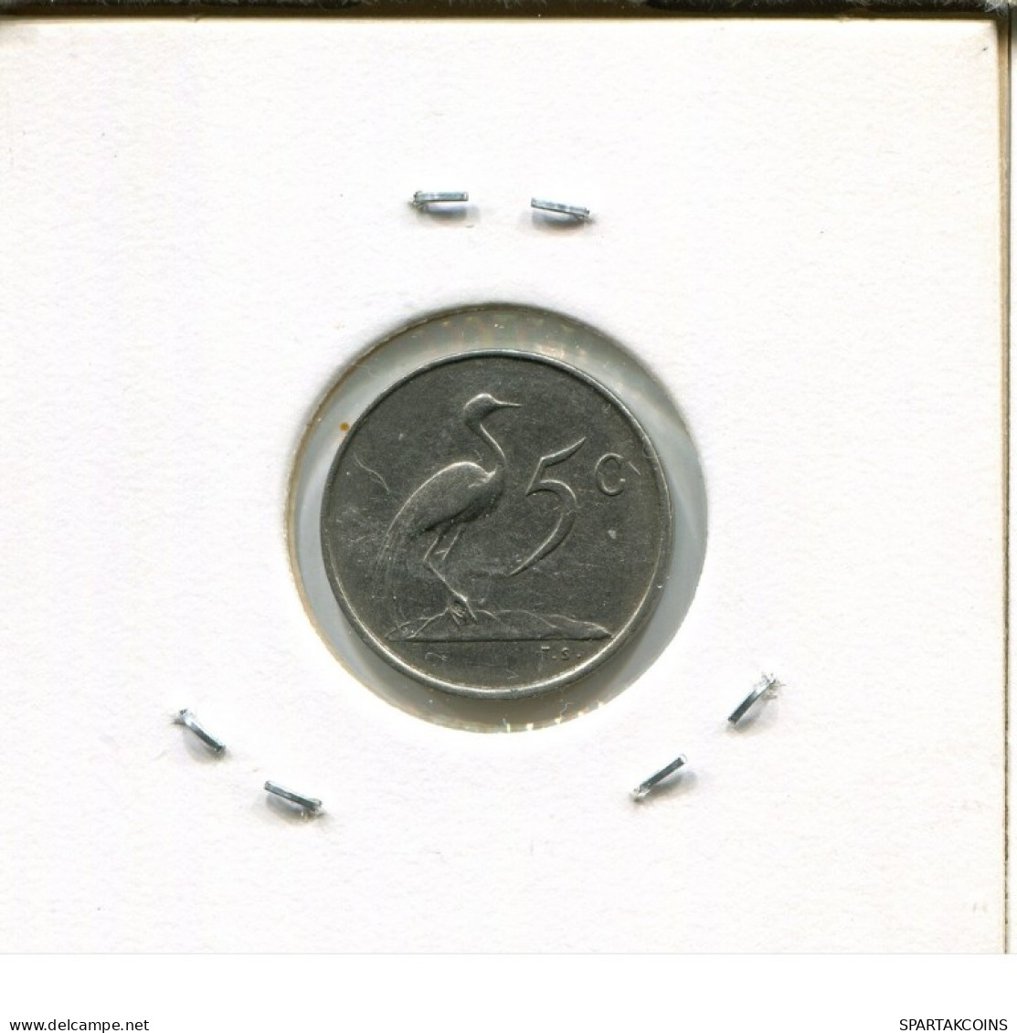 5 CENTS 1965 SUDAFRICA SOUTH AFRICA Moneda #AN713.E.A - Südafrika