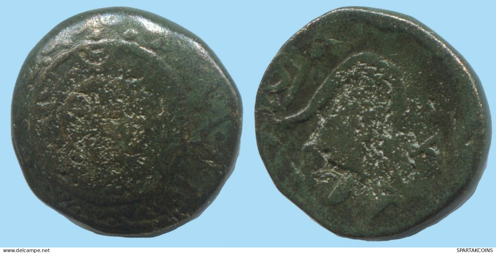 MACEDON ALEXANDER THE GREAT SHIELD HELMET GRIECHISCHE Münze 3.2g/15mm GRIECHISCHE Münze #AG170.12.D.A - Greek