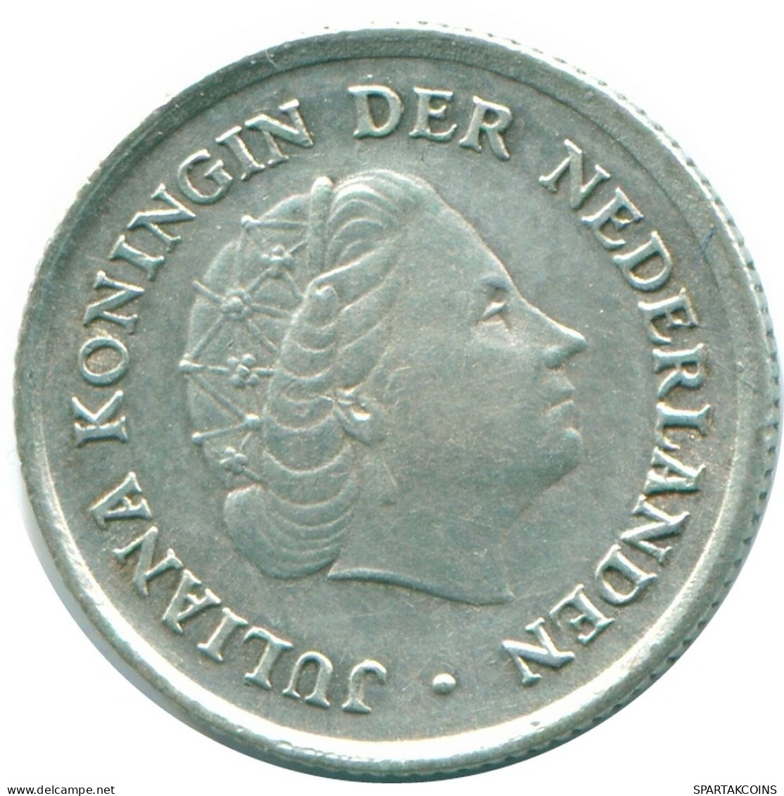 1/10 GULDEN 1962 NIEDERLÄNDISCHE ANTILLEN SILBER Koloniale Münze #NL12364.3.D.A - Antilles Néerlandaises