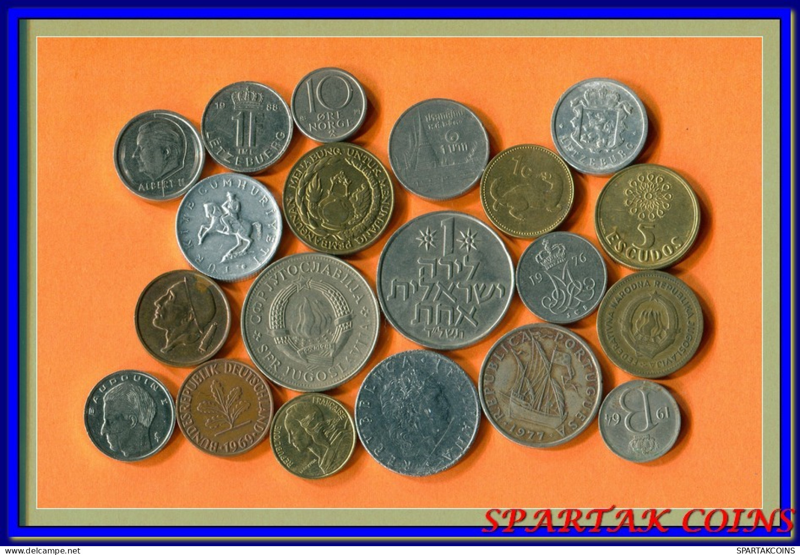 Collection WORLD Coin Mixed Lot Different COUNTRIES And REGIONS #L10101.2.U.A - Other & Unclassified