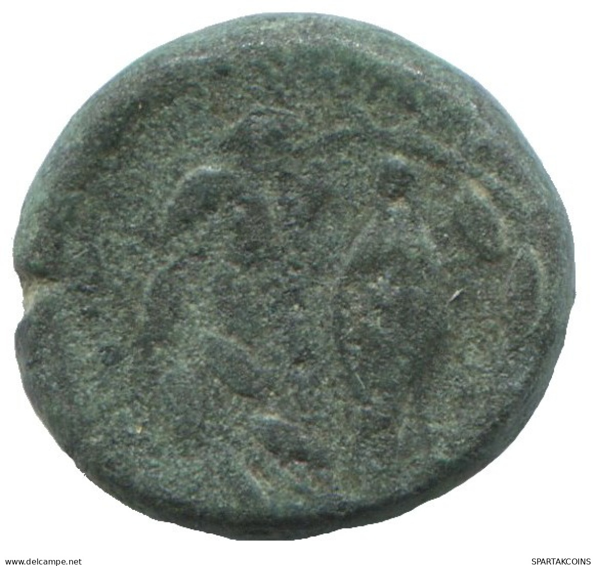 WREATH Ancient Authentic GREEK Coin 1.7g/12mm #SAV1213.11.U.A - Griechische Münzen