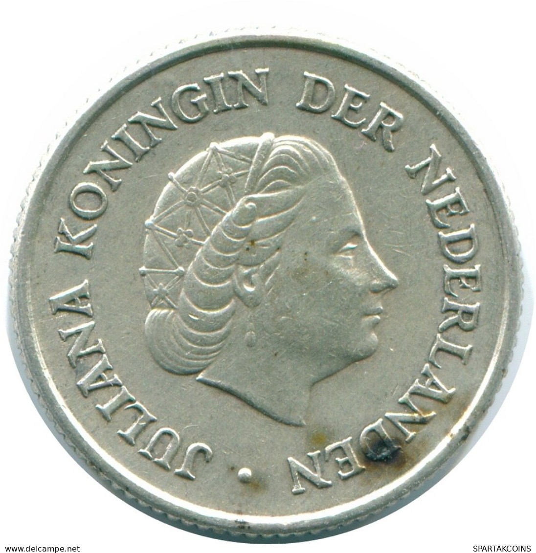 1/4 GULDEN 1960 NETHERLANDS ANTILLES SILVER Colonial Coin #NL11023.4.U.A - Nederlandse Antillen