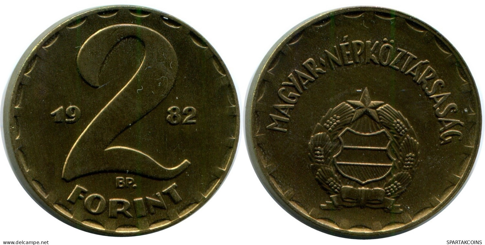 2 FORINT 1982 HONGRIE HUNGARY Pièce #AY635.F.A - Hungary